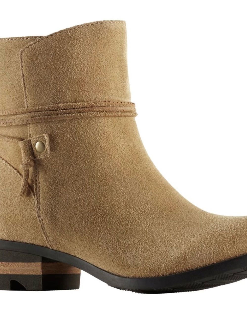 Sorel Women's Suede Ankle Boot in Tan